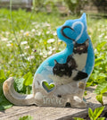 Sitzende Katze